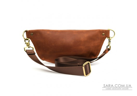 Сумка бананка в розмірі S TARWA RB-3104-2lx коньячна