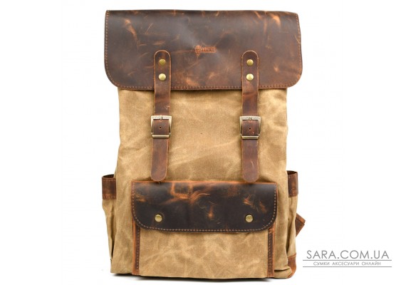 Рюкзак для ноутбука из канвас и крейзи хорс RYw-9001-4lx бренда TARWA