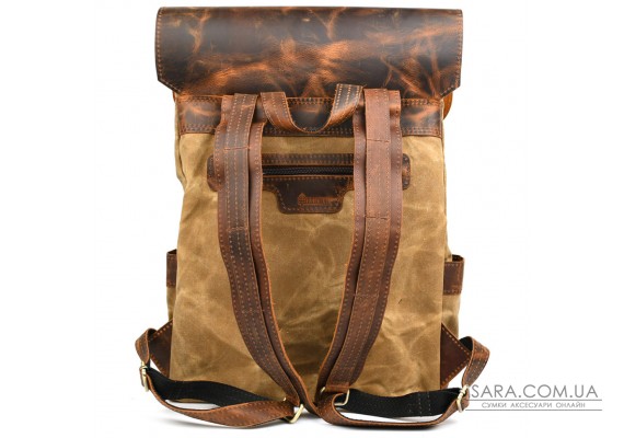 Рюкзак для ноутбука из канвас и крейзи хорс RYw-9001-4lx бренда TARWA