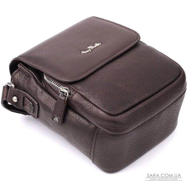 Компактна чоловіча сумка з м'якої натуральної шкіри Tony Perotti 20844_1 (9027-12.5 moro) Коричневий Компактна чоловіча сумка з м'якої натуральної шкіри Tony Perotti 20844_1 (9027-12.5 moro) Коричневий