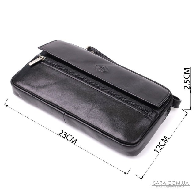 Місткий чоловічий клатч з гладкої натуральної шкіри Tony Perotti 20858_1 (9405 nero) Чорний Місткий чоловічий клатч з гладкої натуральної шкіри Tony Perotti 20858_1 (9405 nero) Чорний