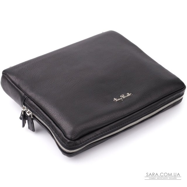 Чоловіча сумка для планшета з м'якої натуральної шкіри Tony Perotti 20846_1 (9594-28 nero) Чорний Чоловіча сумка для планшета з м'якої натуральної шкіри Tony Perotti 20846_1 (9594-28 nero) Чорний