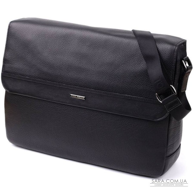 Чоловіча сумка-портфель для ноутбука із зернистої натуральної шкіри Tony Perotti 20864_1 (6036-38 nero) Чорний Чоловіча сумка-портфель для ноутбука із зернистої натуральної шкіри Tony Perotti 20864_1 (6036-38 nero) Чорний