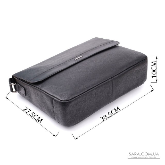 Чоловіча сумка-портфель для ноутбука із зернистої натуральної шкіри Tony Perotti 20864_1 (6036-38 nero) Чорний Чоловіча сумка-портфель для ноутбука із зернистої натуральної шкіри Tony Perotti 20864_1 (6036-38 nero) Чорний