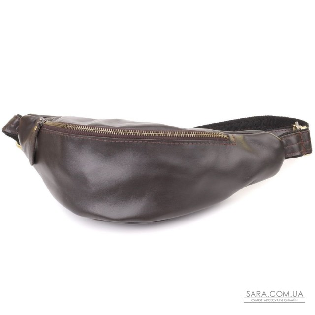 Сумка бананка відмінної якості з гладкої натуральної шкіри Shvigel 23144 Сумка бананка відмінної якості з гладкої натуральної шкіри Shvigel 23144