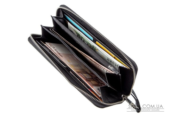 Витончений жіночий гаманець-клатч ST Leather 18852 Чорний