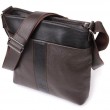Стильна сумка через плече для чоловіків із натуральної шкіри GRANDE PELLE 22884 Коричневий