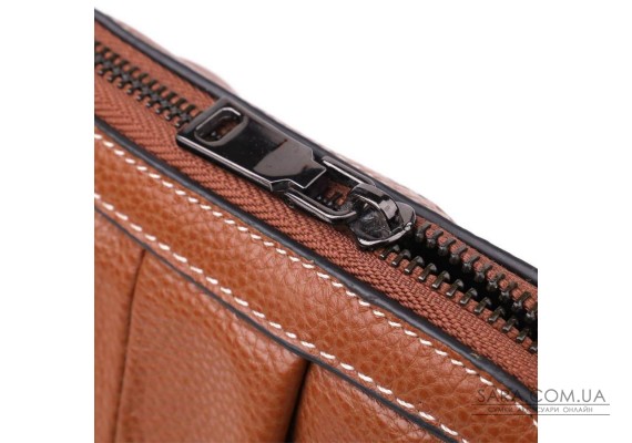 Жіноча сумка з драпіруванням з натуральної шкіри Vintage 22895