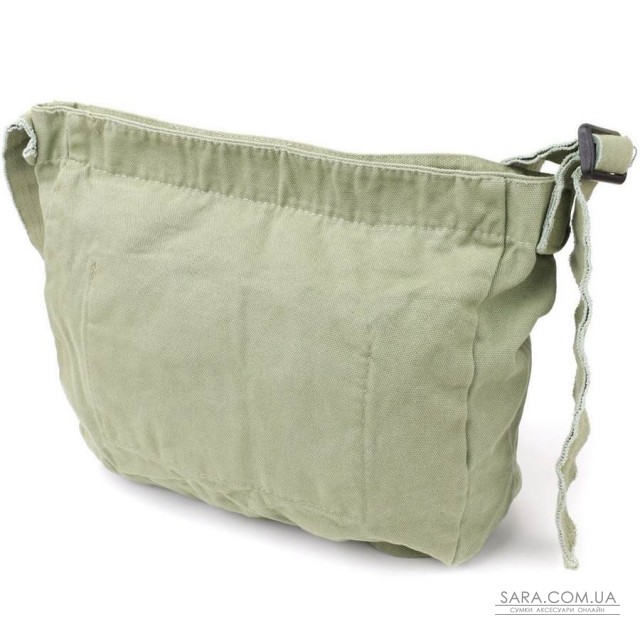 Сумка на плече з якісного текстилю Vintage sale_15131 Оливковий Сумка на плече з якісного текстилю Vintage sale_15131 Оливковий