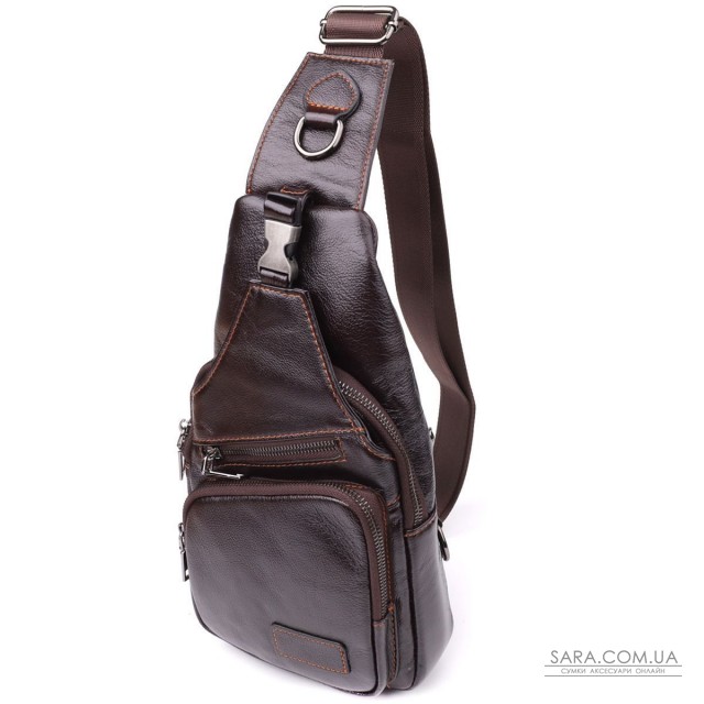 Сумка через плечо из натуральной кожи Vintage 23050 Коричневый Сумка через плечо из натуральной кожи Vintage 23050 Коричневый