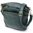 Компактна жіноча сумка з натуральної шкіри sale_15120 Vintage Зелений