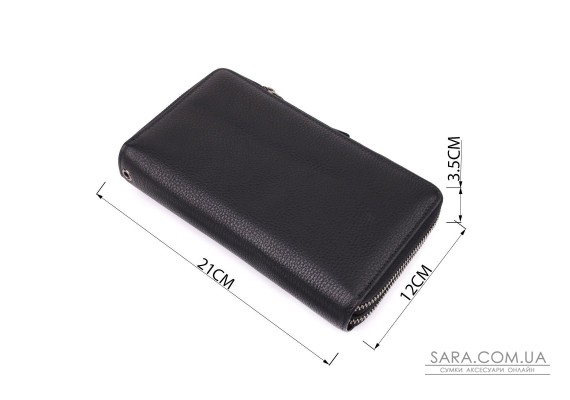 Цікавий чоловічий клатч із натуральної шкіри Vintage 23063 Чорний Цікавий чоловічий клатч із натуральної шкіри Vintage 23063 Чорний