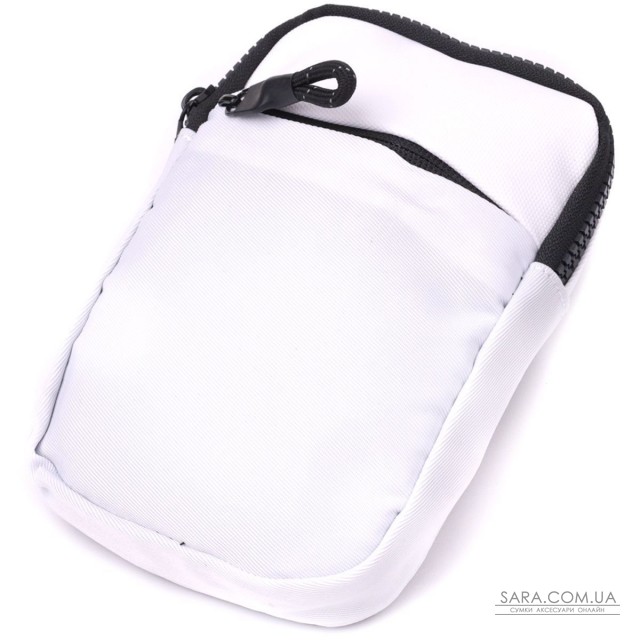 Стильная слинг сумка для путешествий из качественного текстиля Vintage 22867 Белый Стильная слинг сумка для путешествий из качественного текстиля Vintage 22867 Белый