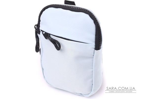 Практична слінг сумка для подорожей із якісного текстилю Vintage 22868 Блакитний Практична слінг сумка для подорожей із якісного текстилю Vintage 22868 Блакитний