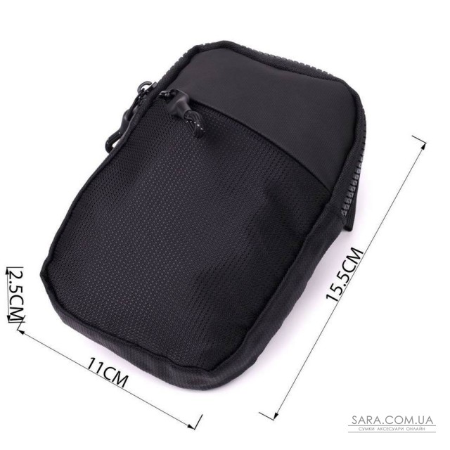 Слинг сумка для путешествий из качественного текстиля Vintage 22866 Черный Слинг сумка для путешествий из качественного текстиля Vintage 22866 Черный