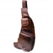 Мужская сумка через плечо из натуральной кожи Vintage 22959 Коричневый
