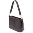 Жіноча сумка з натуральної шкіри зі зручною внутрішньою організацією Vintage 22979 Коричневий