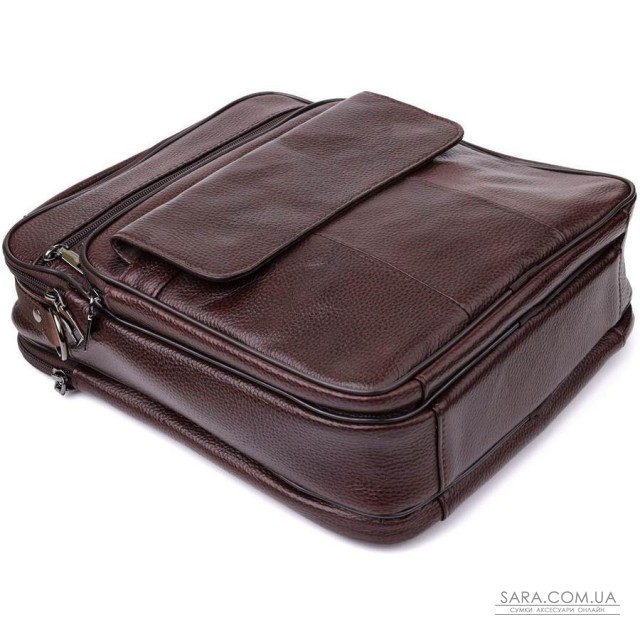 Мужская сумка с ручкой для переноса в руке из натуральной кожи Vintage 23024 Коричневый Мужская сумка с ручкой для переноса в руке из натуральной кожи Vintage 23024 Коричневый