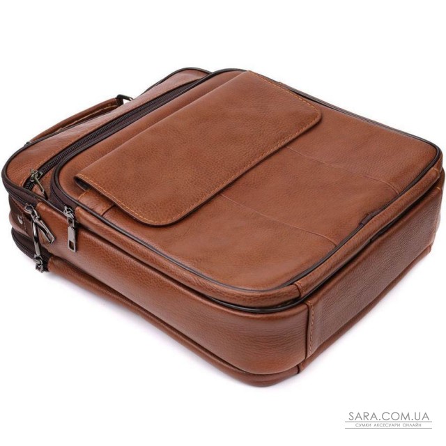 Мужская сумка с ручкой для переноса в руке из натуральной кожи Vintage 23025 Светло-коричневый Мужская сумка с ручкой для переноса в руке из натуральной кожи Vintage 23025 Светло-коричневый