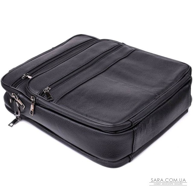 Сумка мужская с ручкой для переноса в руке из натуральной кожи Vintage 23029 Черный Сумка мужская с ручкой для переноса в руке из натуральной кожи Vintage 23029 Черный