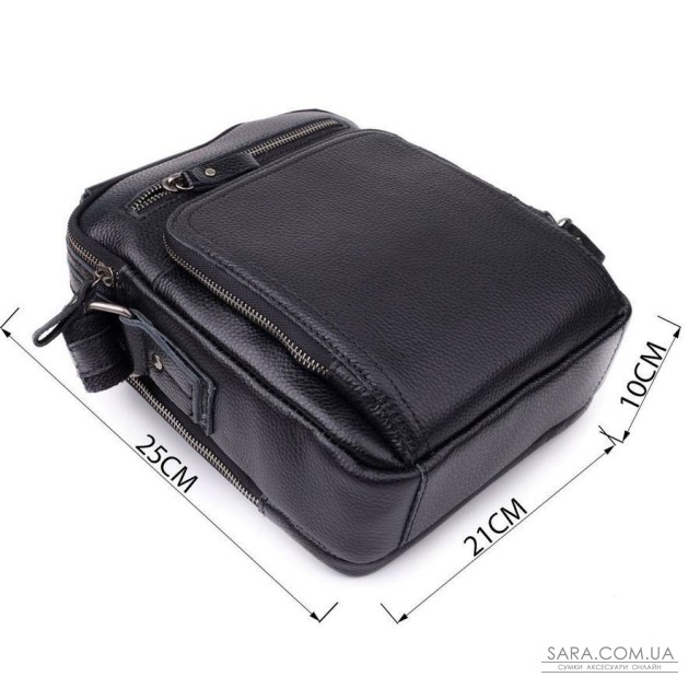 Деловая мужская сумка с ручкой для переноса в руке из натуральной кожи Vintage 23034 Черный Деловая мужская сумка с ручкой для переноса в руке из натуральной кожи Vintage 23034 Черный