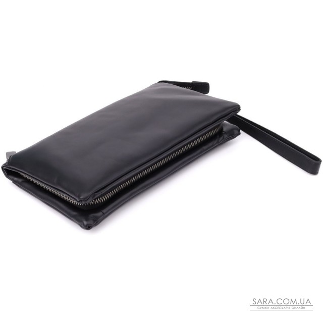 Мужской клатч из натуральной кожи Vintage 23035 Черный Мужской клатч из натуральной кожи Vintage 23035 Черный