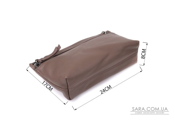 Сумка жіноча на плече з натуральної шкіри Vintage 23006 Коричневий