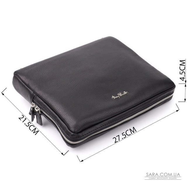 Чоловіча сумка для планшета з м'якої натуральної шкіри Tony Perotti 20846_1 (9594-28 nero) Чорний Чоловіча сумка для планшета з м'якої натуральної шкіри Tony Perotti 20846_1 (9594-28 nero) Чорний