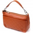 Жіноча сумка з натуральної шкіри з двома ремінцями Vintage 22929 Рудий