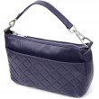 Сумка жіноча з натуральної шкіри з двома ремінцями Vintage 22928 Синій