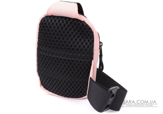 Жіноча слінг сумка для подорожей з якісного текстилю Vintage sale_15154 Рожевий