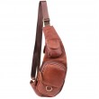 Мужская сумка через плечо из натуральной кожи Vintage 22960 Коричневый
