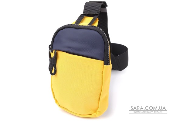 Слинг сумка для путешествий из качественного текстиля Vintage sale_15155 Желтый