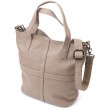 Женская сумка с ручками из натуральной кожи Vintage 22996 Серый