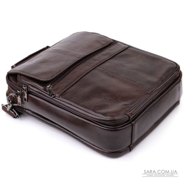Деловая мужская сумка из натуральной кожи Vintage 23027 Коричневый Деловая мужская сумка из натуральной кожи Vintage 23027 Коричневый