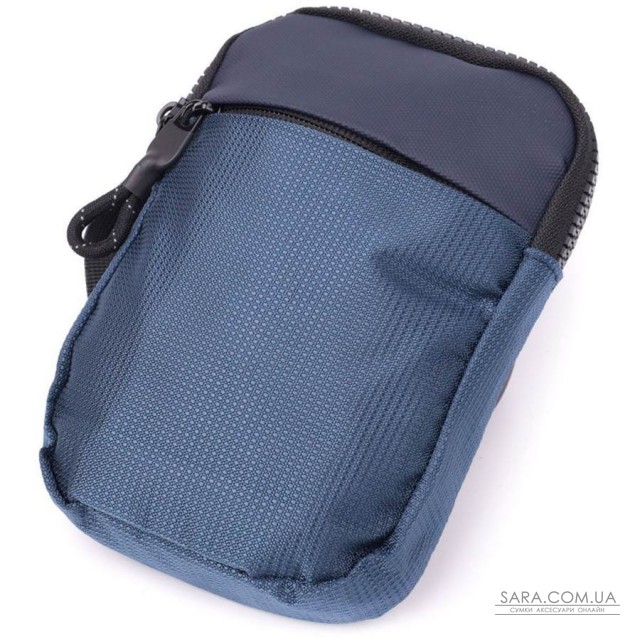 Мужская слинг сумка для путешествий из качественного текстиля Vintage 22870 Синий Мужская слинг сумка для путешествий из качественного текстиля Vintage 22870 Синий