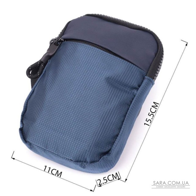 Мужская слинг сумка для путешествий из качественного текстиля Vintage 22870 Синий Мужская слинг сумка для путешествий из качественного текстиля Vintage 22870 Синий