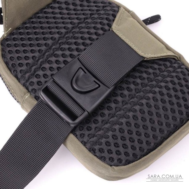 Небольшая слинг сумка для путешествий из качественного текстиля Vintage 22871 Зеленый Небольшая слинг сумка для путешествий из качественного текстиля Vintage 22871 Зеленый