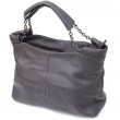 Повседневная сумка для женщин из натуральной кожи Vintage 22989 Серый