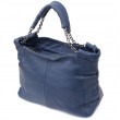 Сумка на кожен день з натуральної шкіри Vintage 22988 Синій
