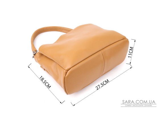 Женская сумка из натуральной кожи Vintage 23008 Рыжий