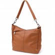 Женская сумка на два отделения из натуральной кожи Vintage 23012 Коричневый