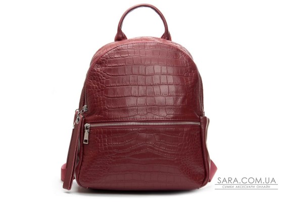 Сумка Женская Рюкзак кожа ALEX RAI 95518-9 bordo