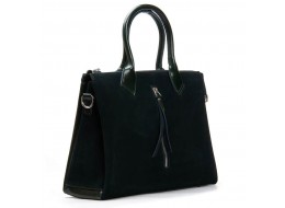 Сумка Женская Классическая замш ALEX RAI 1561 green