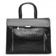Сумка Женская Классическая кожа ALEX RAI 5052 black croco