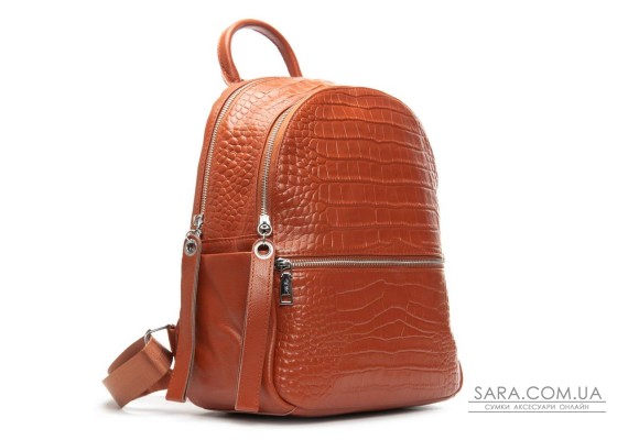 Сумка Женская Рюкзак кожа ALEX RAI 95518-9 camel