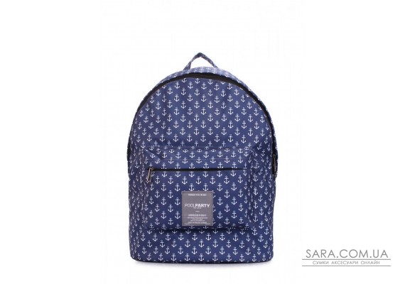 Міський рюкзак POOLPARTY з якорями (backpack-anchors)