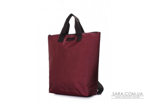Багатофункціональний рюкзак-сумка POOLPARTY Walker бордовий (walker-marsala)