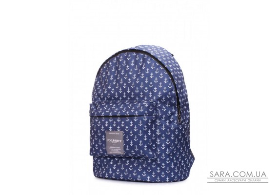 Міський рюкзак POOLPARTY з якорями (backpack-anchors)