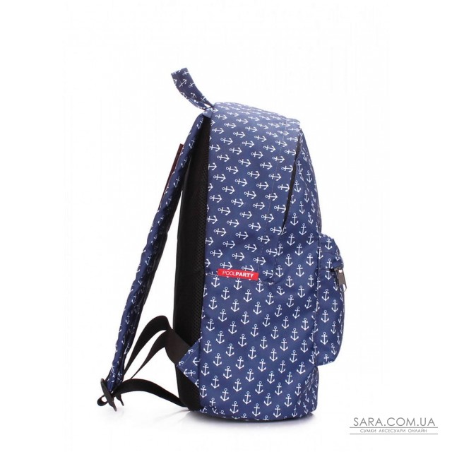 Міський рюкзак POOLPARTY з якорями (backpack-anchors) Міський рюкзак POOLPARTY з якорями (backpack-anchors)